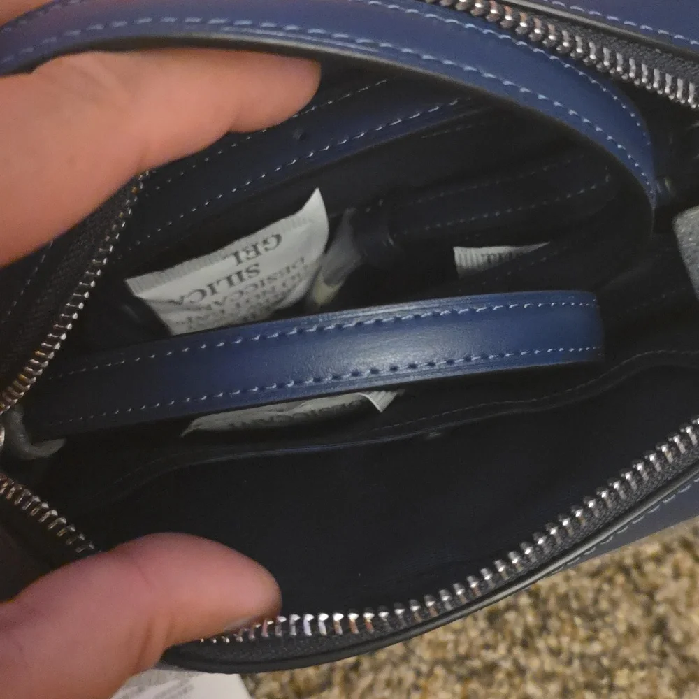 NWT Coach Mini Jamie Camera Bag in signature denim - Picture 4 of 5